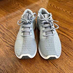 Under armor gray womens sneakers